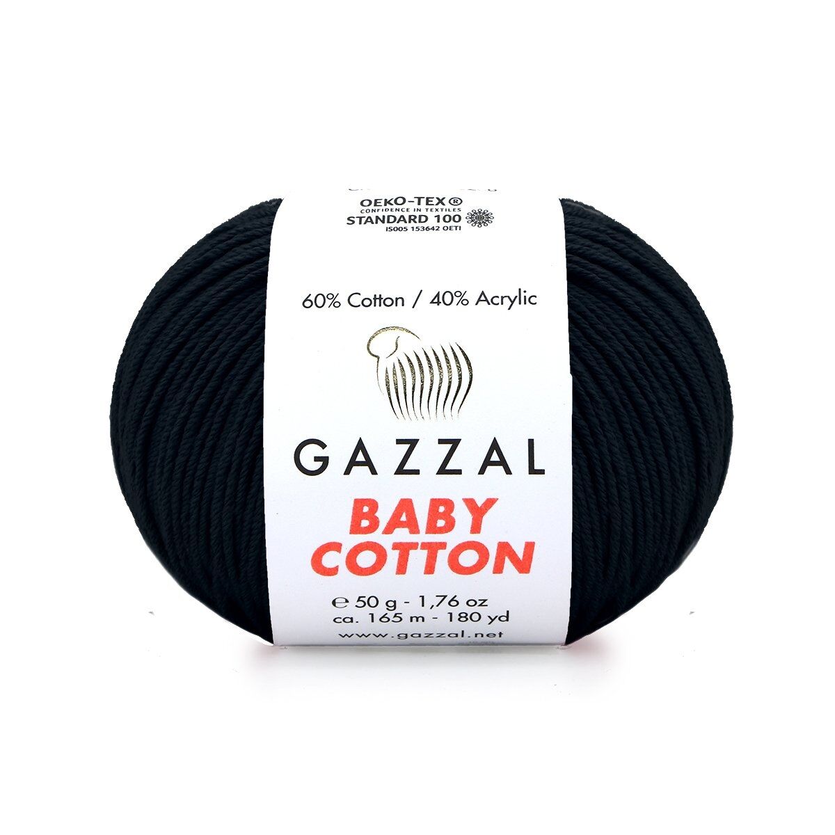 Gazzal Baby Cotton β Lightweight Soft Yarn for Babies & Kids | 50g, 165m