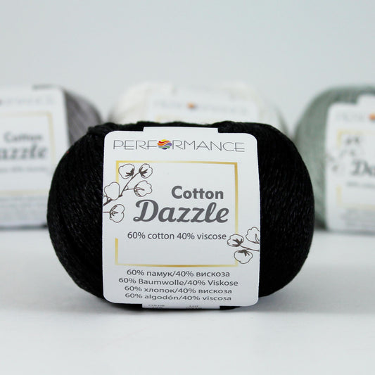 Performance Cotton Dazzle – Sparkling Cotton Yarn for Knitting & Crochet
