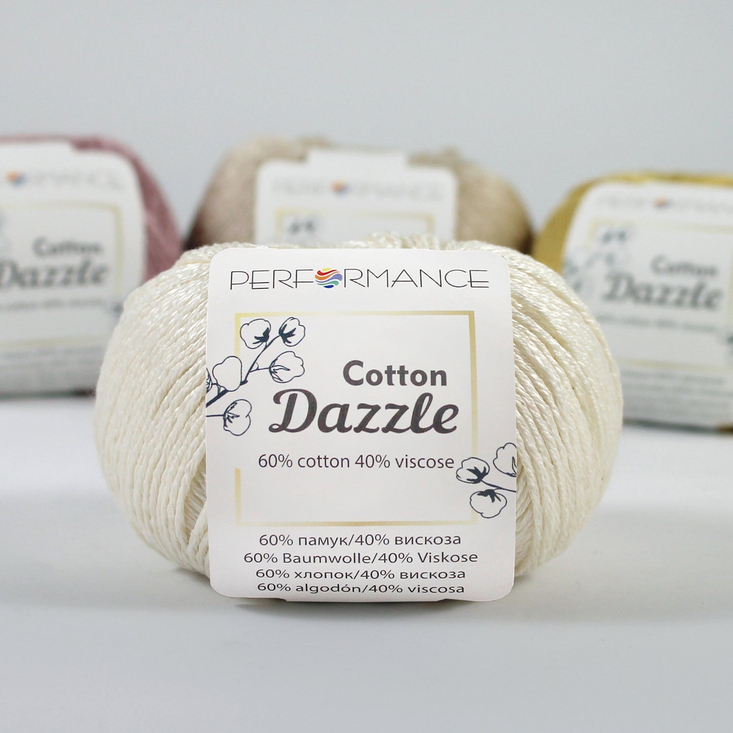 Performance Cotton Dazzle – Sparkling Cotton Yarn for Knitting & Crochet