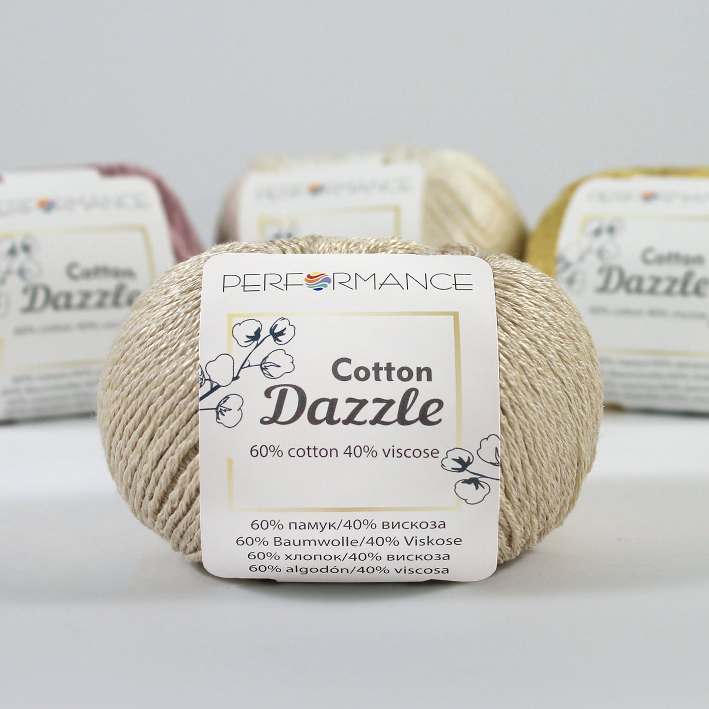 Performance Cotton Dazzle – Sparkling Cotton Yarn for Knitting & Crochet