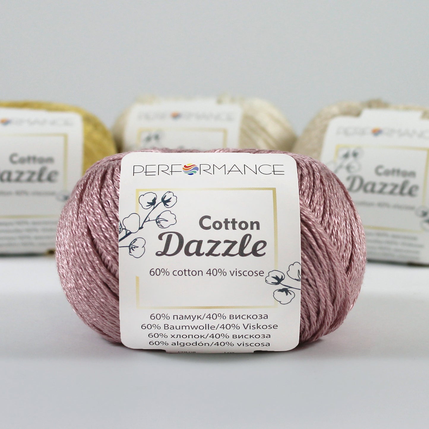 Performance Cotton Dazzle – Sparkling Cotton Yarn for Knitting & Crochet