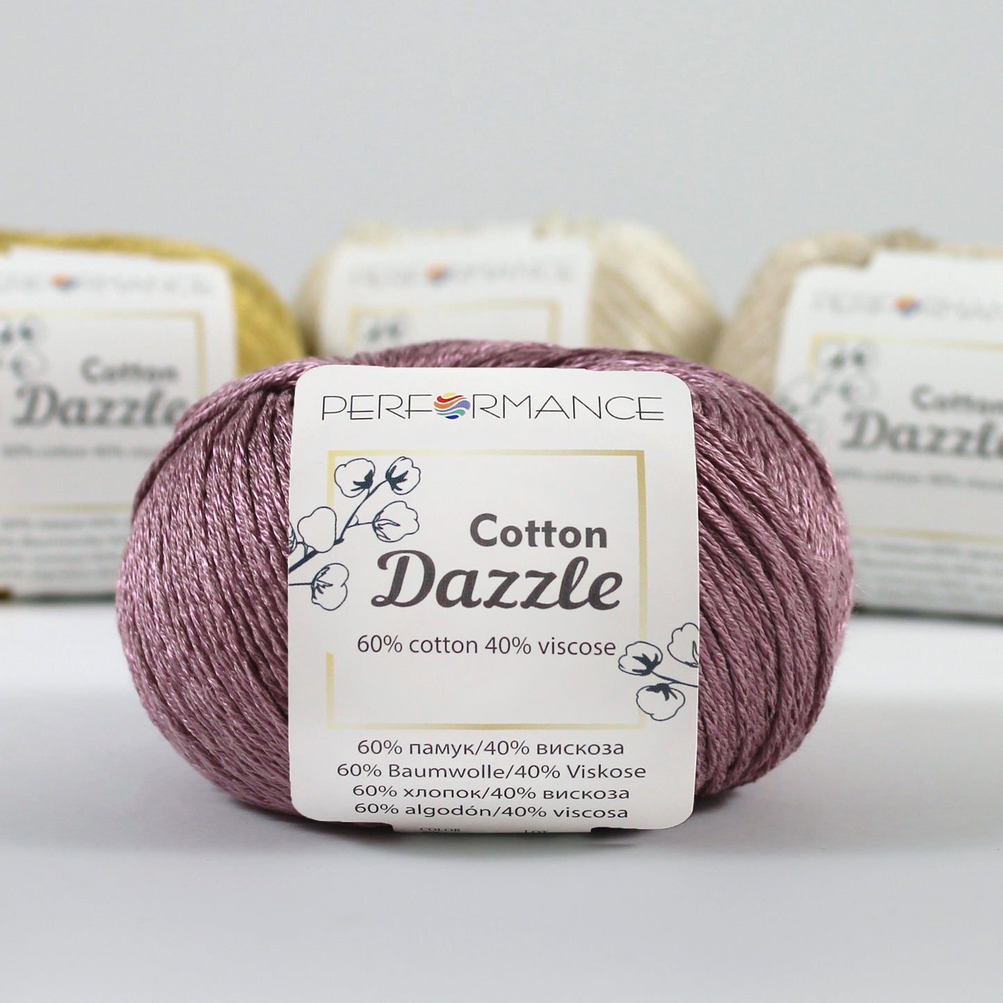 Performance Cotton Dazzle – Sparkling Cotton Yarn for Knitting & Crochet