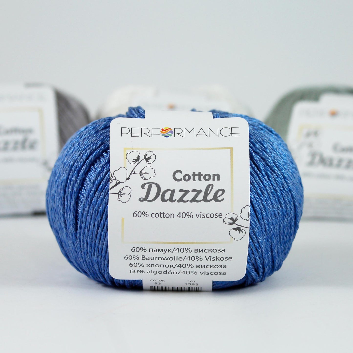 Performance Cotton Dazzle – Sparkling Cotton Yarn for Knitting & Crochet