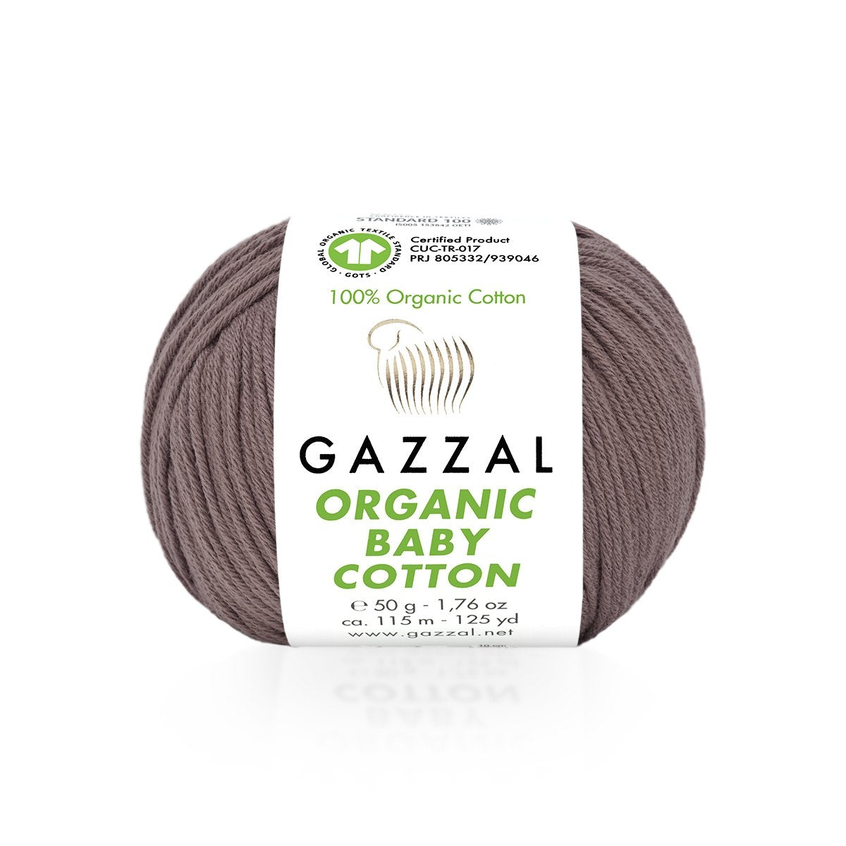 Fils à tricoter en coton biologique pour bébé Gazzal