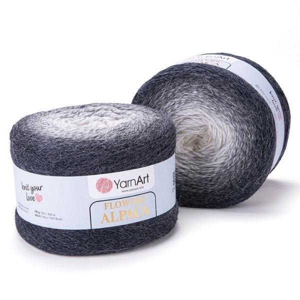 YarnArt Flowers Alpaca – Soft & Warm Alpaca Blend Yarn | 50g, 125m | Perfect for Knitting - Crochet