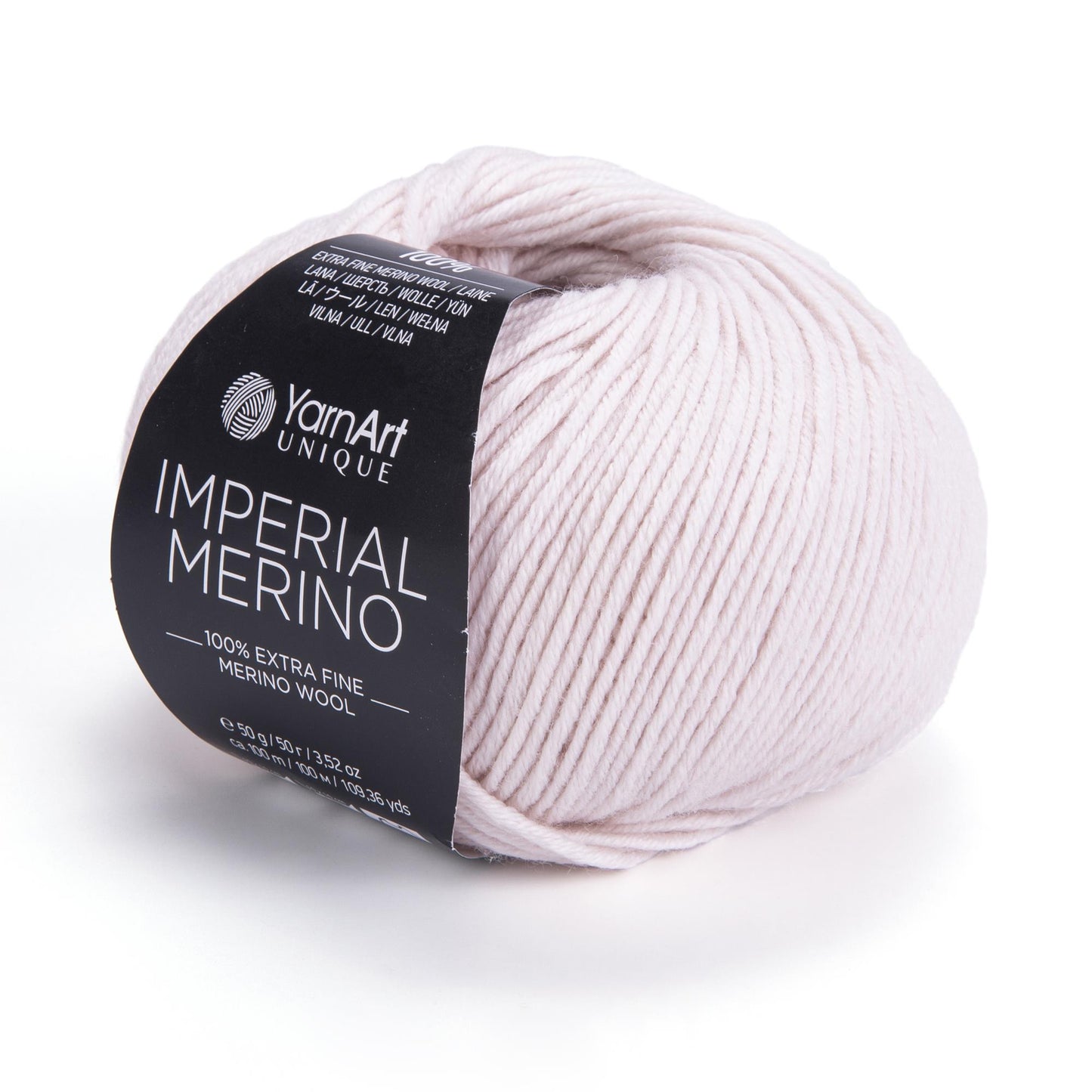 YarnArt Imperial Merino Yarn β 100% Merino Wool, Super Soft & Warm, Baby Friendly, Grey Knitting Yarn for Sweaters - Winter Projects