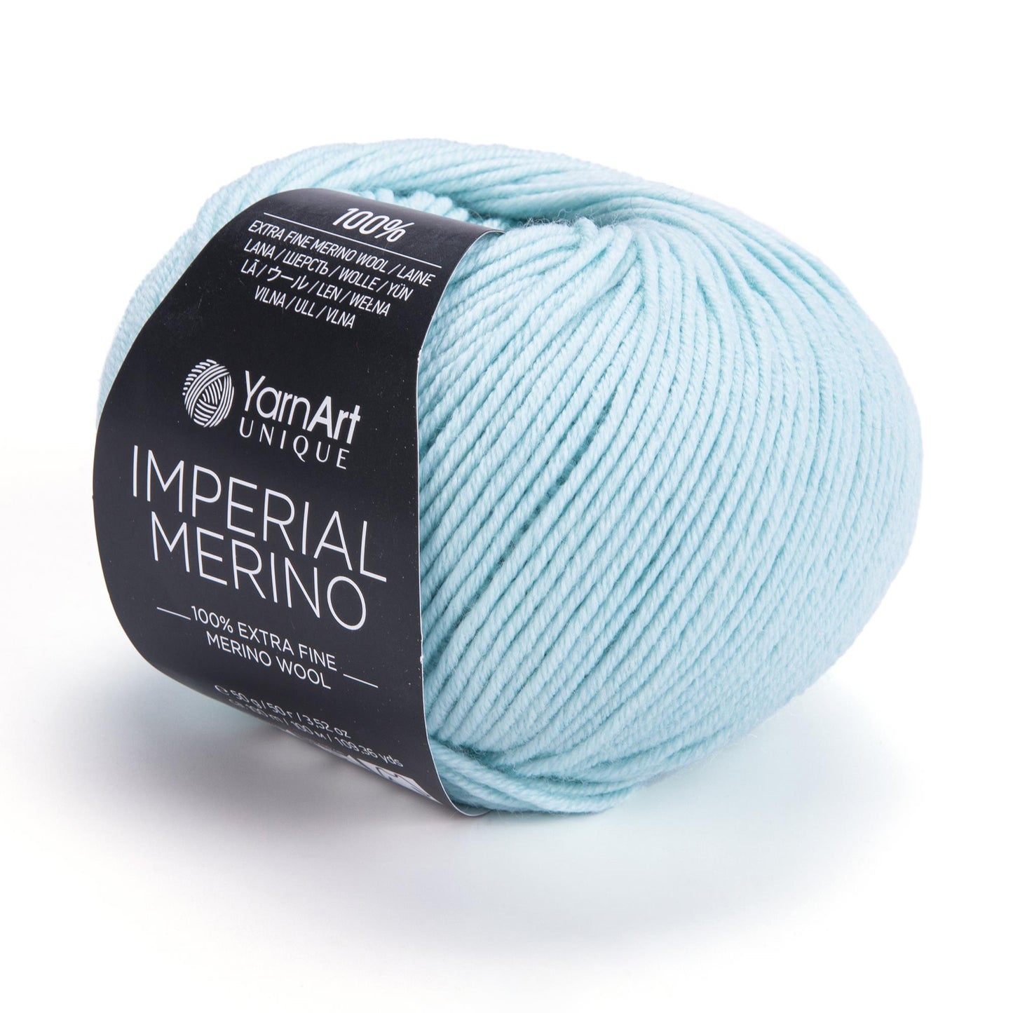 YarnArt Imperial Merino Yarn β 100% Merino Wool, Super Soft & Warm, Baby Friendly, Grey Knitting Yarn for Sweaters - Winter Projects
