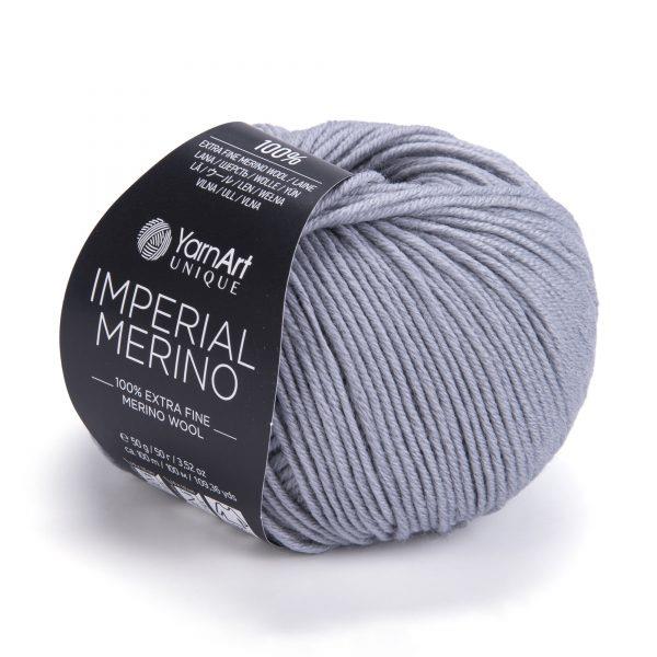 YarnArt Imperial Merino Yarn β 100% Merino Wool, Super Soft & Warm, Baby Friendly, Grey Knitting Yarn for Sweaters - Winter Projects