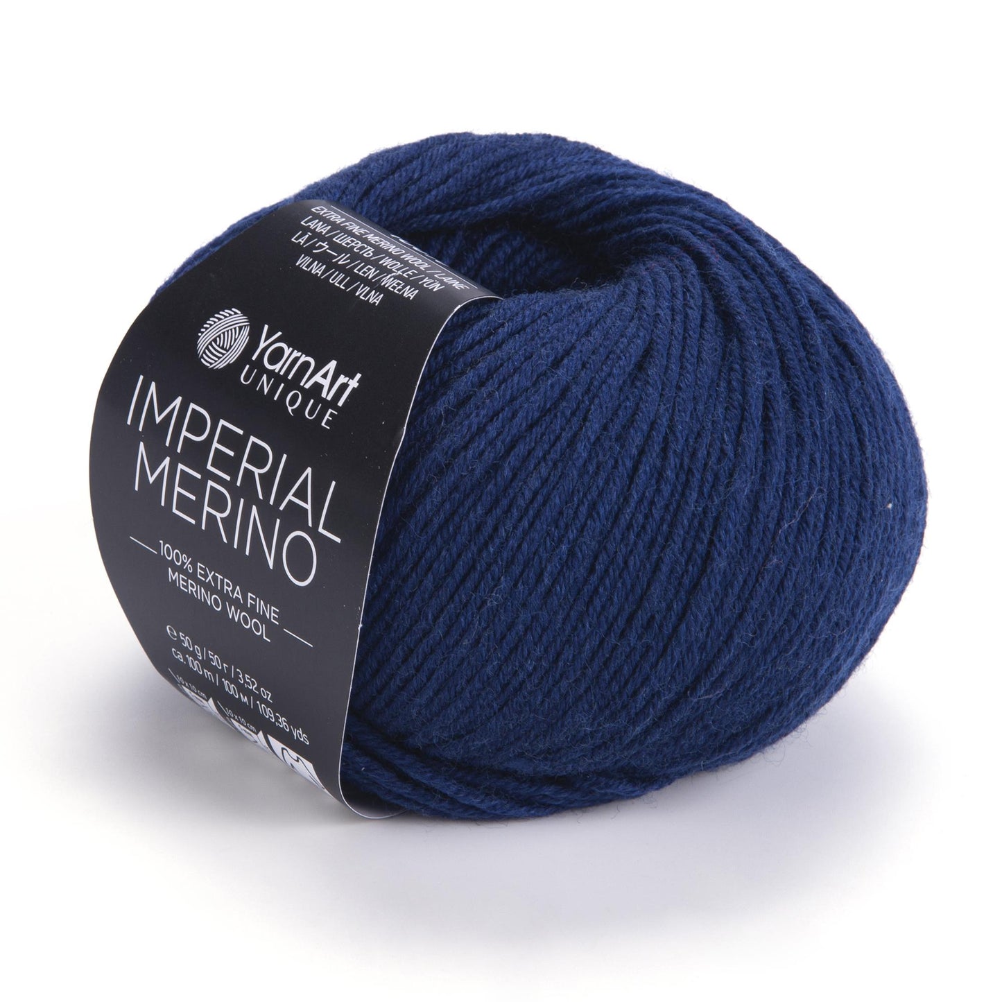 YarnArt Imperial Merino Yarn β 100% Merino Wool, Super Soft & Warm, Baby Friendly, Grey Knitting Yarn for Sweaters - Winter Projects