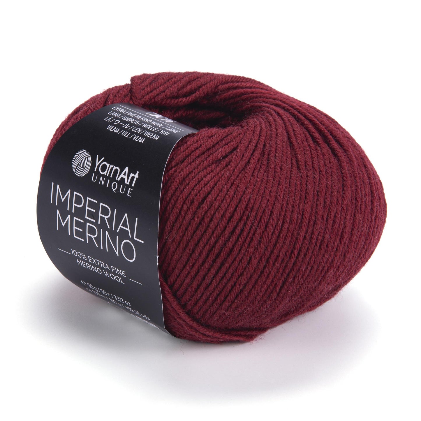 YarnArt Imperial Merino Yarn β 100% Merino Wool, Super Soft & Warm, Baby Friendly, Grey Knitting Yarn for Sweaters - Winter Projects