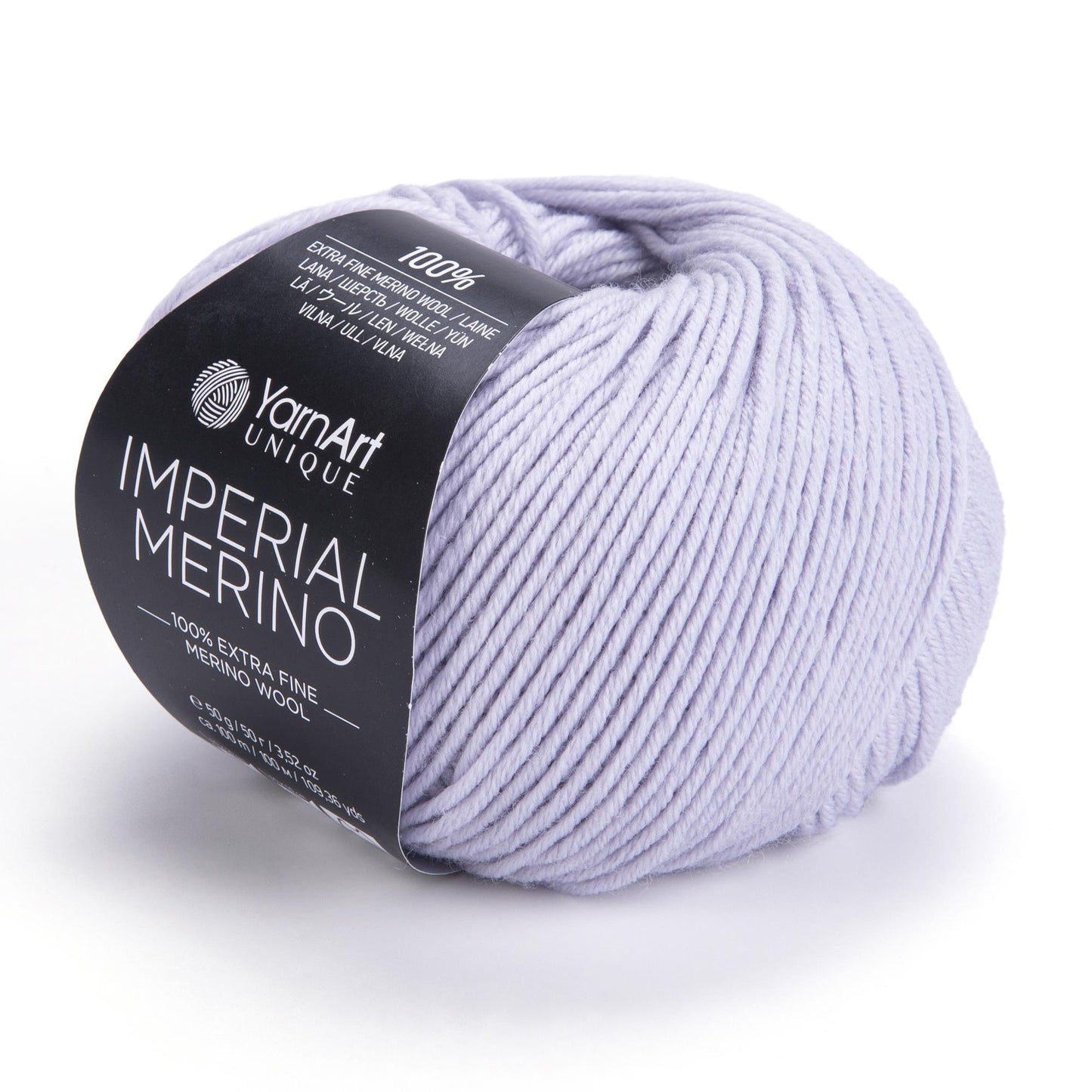 YarnArt Imperial Merino Yarn β 100% Merino Wool, Super Soft & Warm, Baby Friendly, Grey Knitting Yarn for Sweaters - Winter Projects