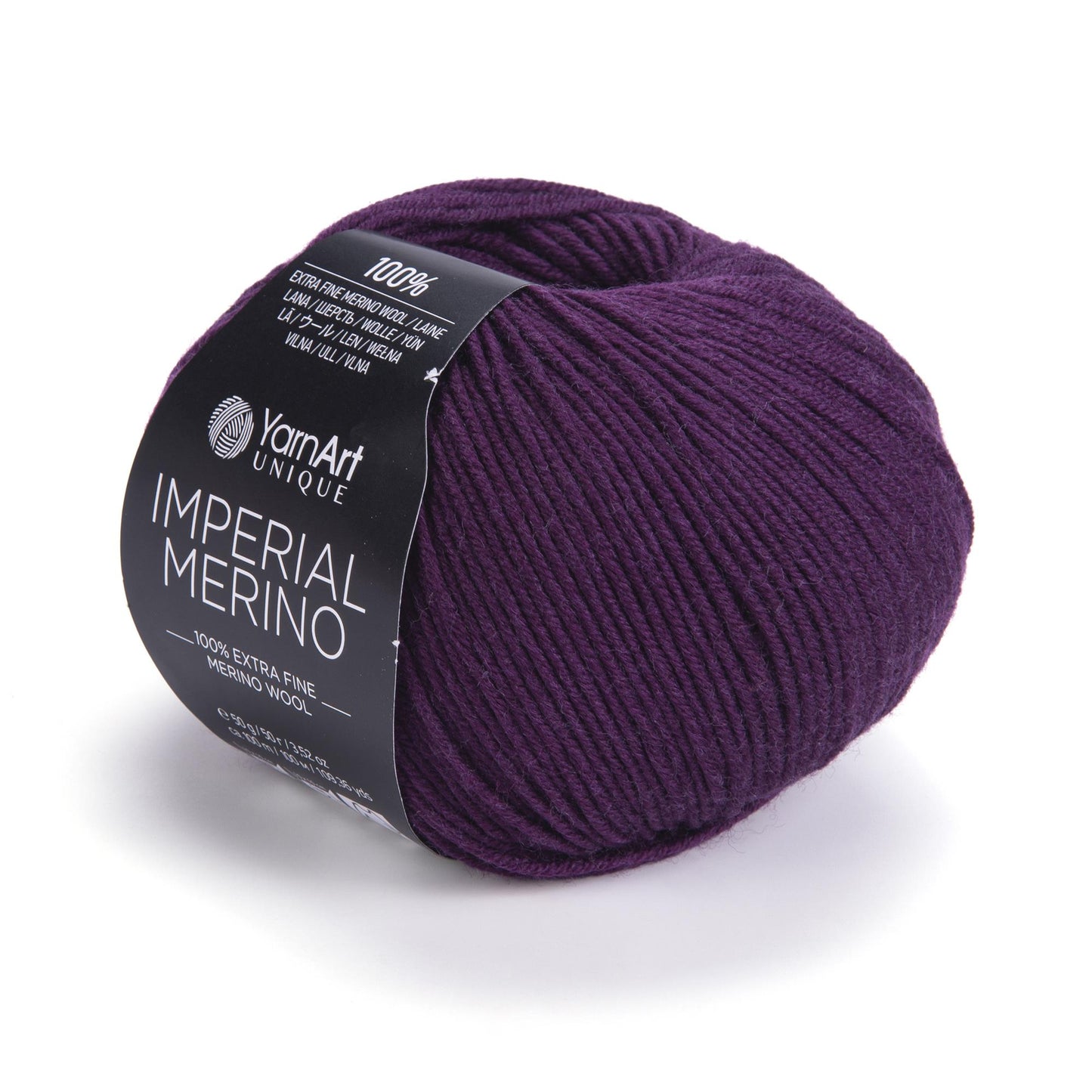 YarnArt Imperial Merino Yarn β 100% Merino Wool, Super Soft & Warm, Baby Friendly, Grey Knitting Yarn for Sweaters - Winter Projects