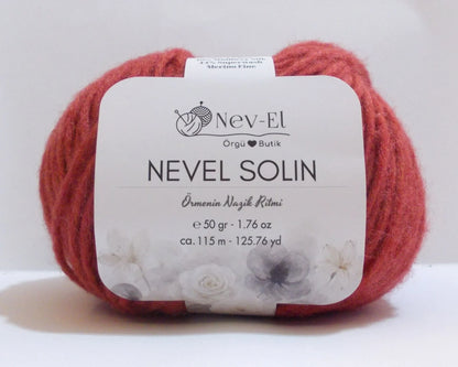 Nevel Solin Yarn – Soft Cotton Silk Merino Blend for Cardigans Tops and Spring Knitting
