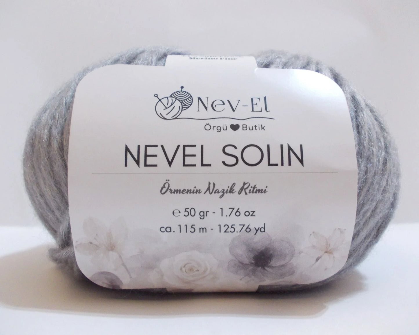 Nevel Solin Yarn – Soft Cotton Silk Merino Blend for Cardigans Tops and Spring Knitting