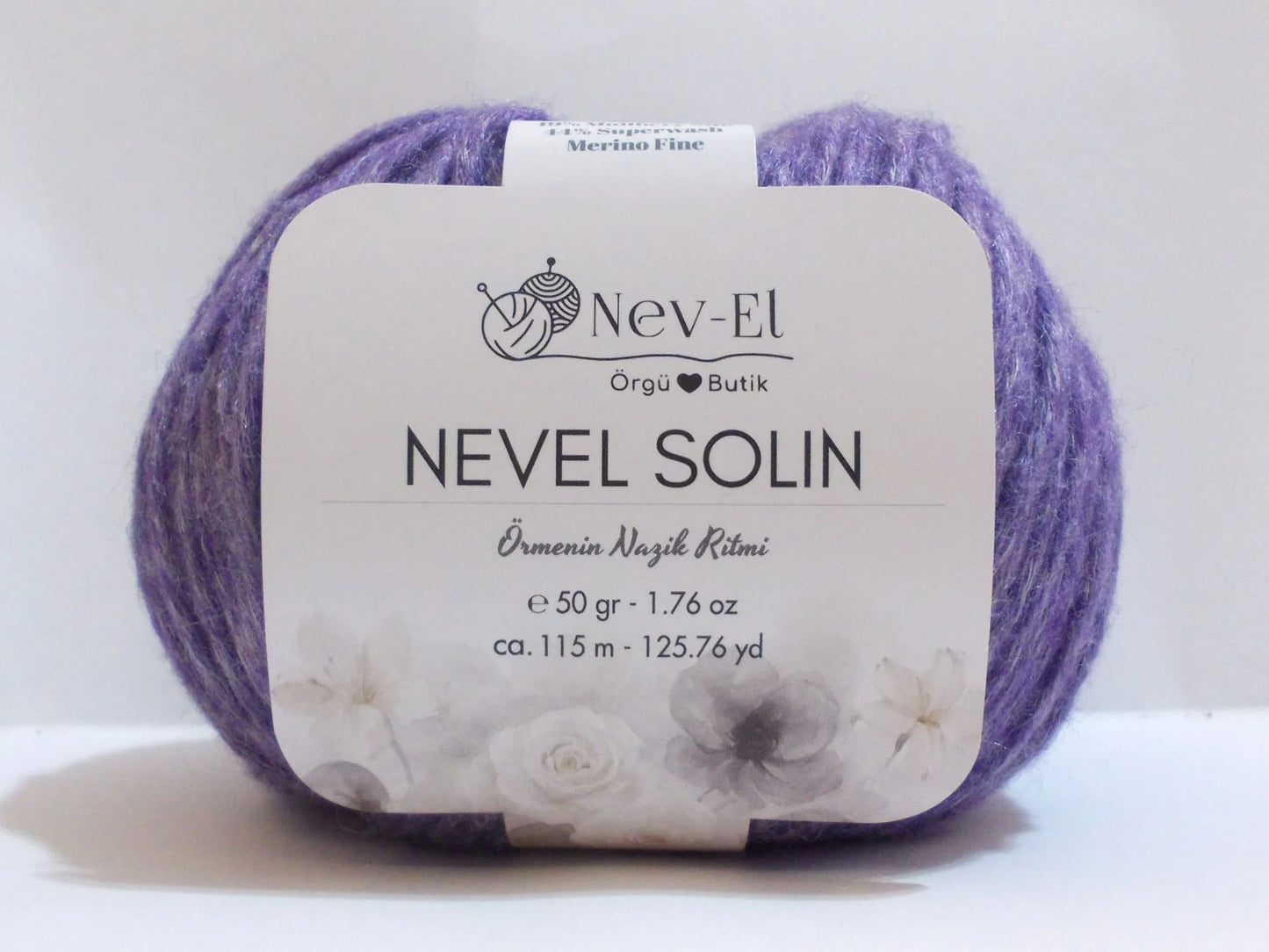 Nevel Solin Yarn – Soft Cotton Silk Merino Blend for Cardigans Tops and Spring Knitting