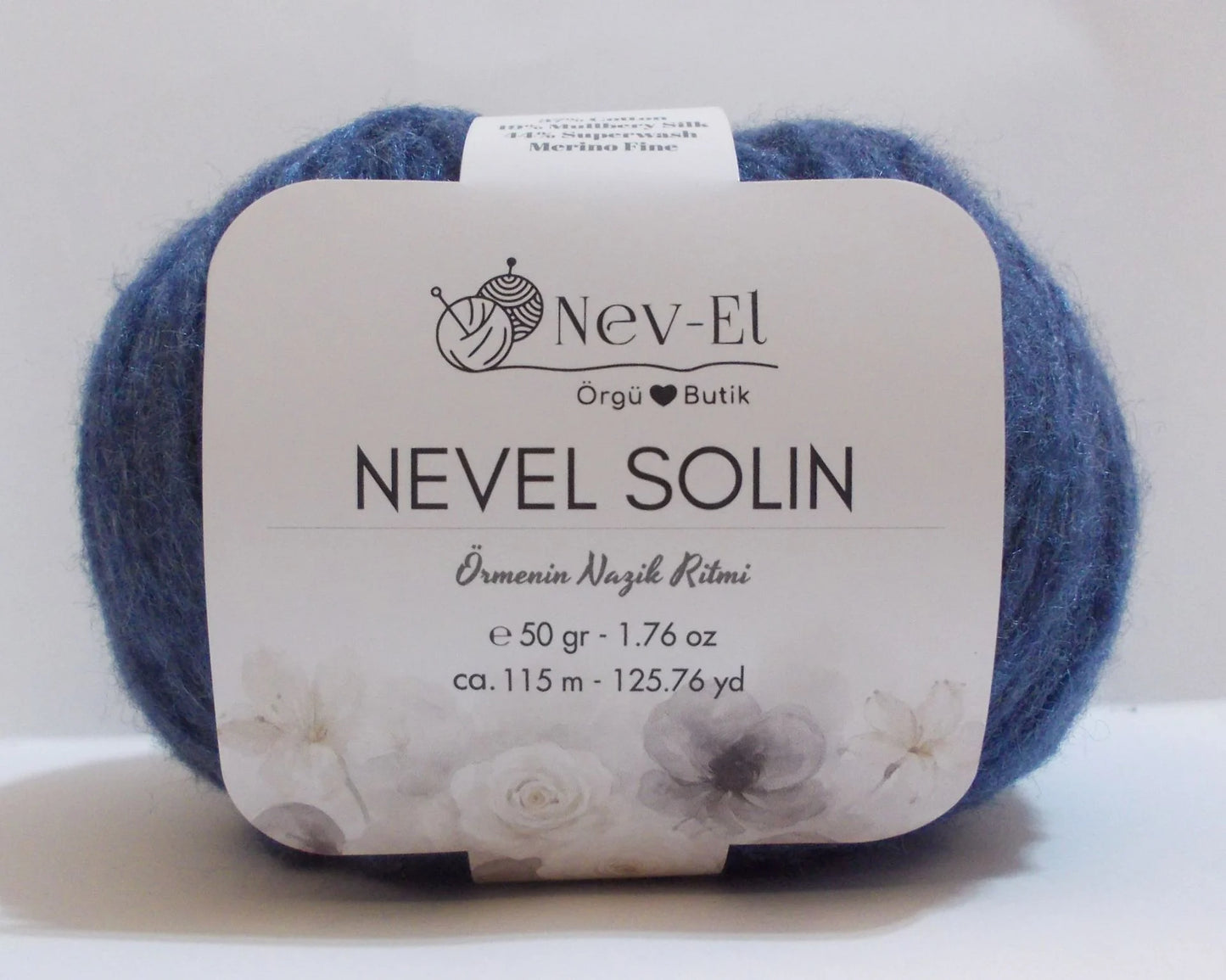 Nevel Solin Yarn – Soft Cotton Silk Merino Blend for Cardigans Tops and Spring Knitting
