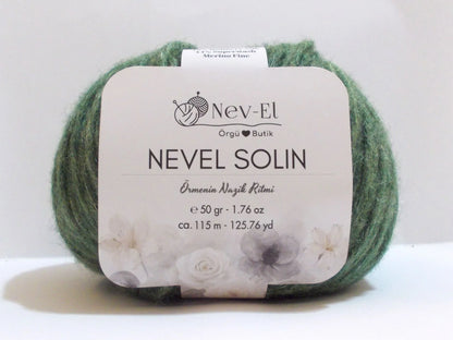 Nevel Solin Yarn – Soft Cotton Silk Merino Blend for Cardigans Tops and Spring Knitting