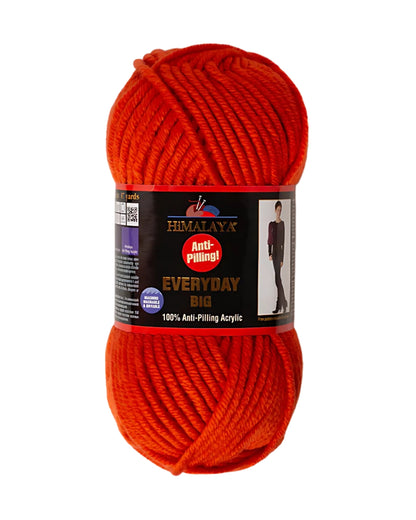 Himalaya Everyday Big Neon Yarn – Super Bulky 100 g / 80 m Anti‑Pilling Acrylic – Bright Neon Pink Chunky Yarn for Knitting & Crochet