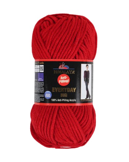 Himalaya Everyday Big Neon Yarn – Super Bulky 100 g / 80 m Anti‑Pilling Acrylic – Bright Neon Pink Chunky Yarn for Knitting & Crochet