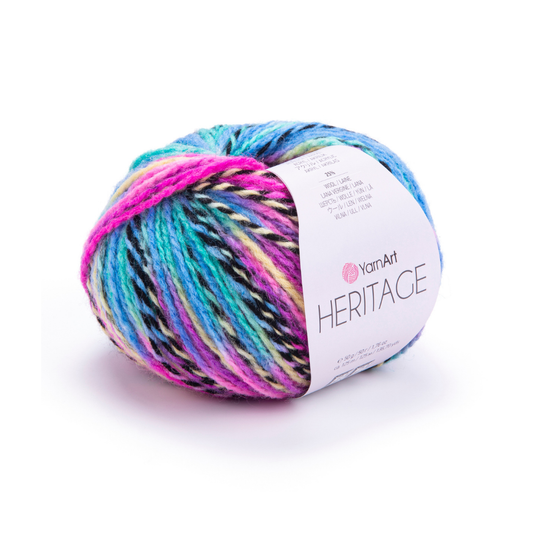 Yarnart Heritage Yarn Marmoriertes Strickgarn