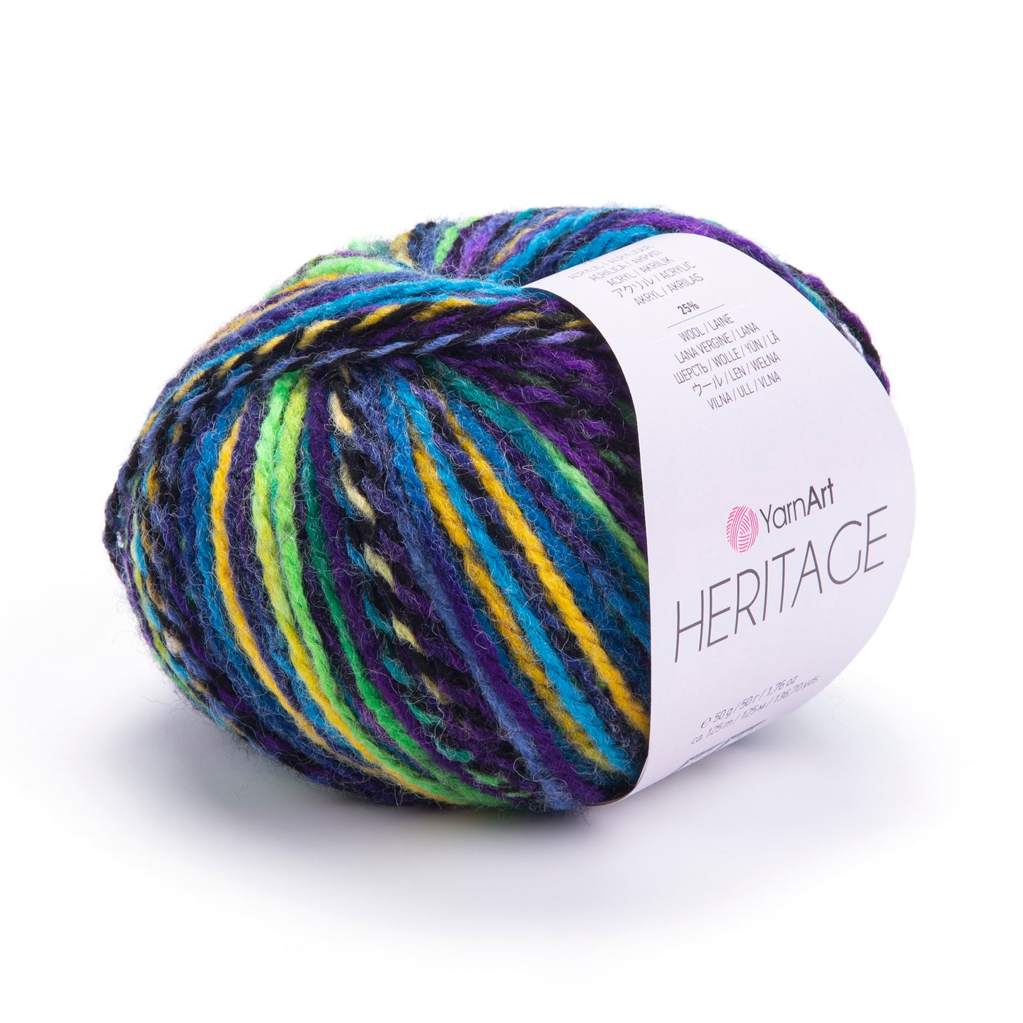 YarnArt Heritage Yarn – Soft Acrylic Wool Blend, Worsted Weight, 100g Skein, Cozy Knitting Yarn for Sweaters, Scarves & Crochet Projects