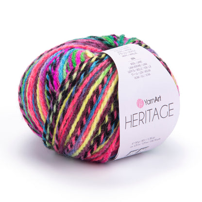 YarnArt Heritage Yarn – Soft Acrylic Wool Blend, Worsted Weight, 100g Skein, Cozy Knitting Yarn for Sweaters, Scarves & Crochet Projects
