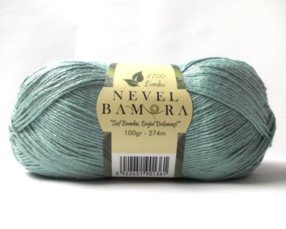 100% Bamboo Hand Knitting Yarn – Naturally Dyed, Soft & Eco-Friendly – Nevel Bamora Skein for Summer Projects