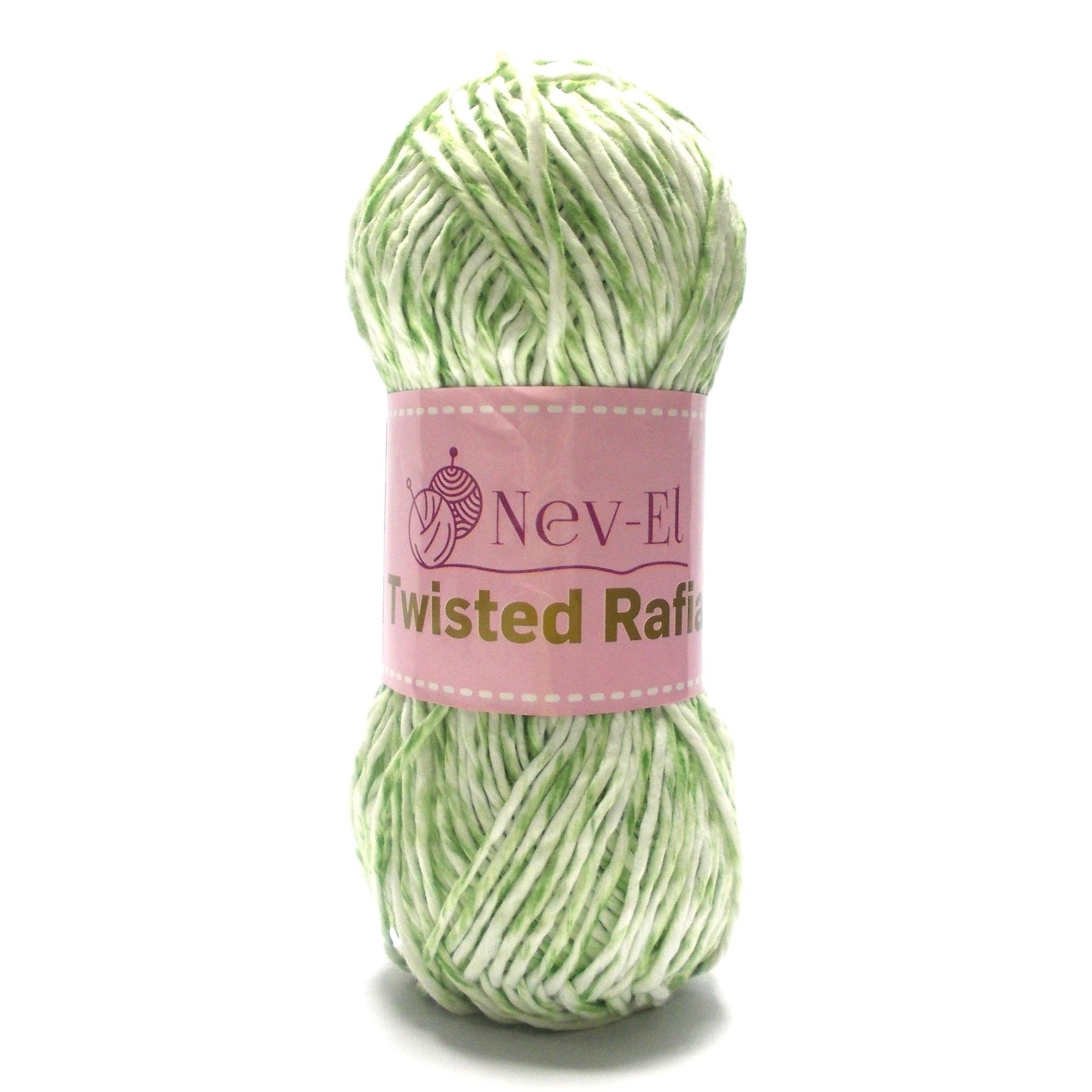 Nevel Variegated Soft Raffia Yarn – Multicolor Paper Look Yarn for Crochet Bags, Hats, DIY Accessories – Lightweight and Washable