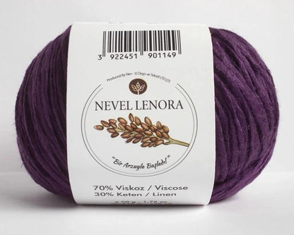Nevel Lenora – Soft & Breathable Linen-Viscose Blend Yarn for Summer Knits