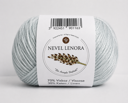 Nevel Lenora – Soft & Breathable Linen-Viscose Blend Yarn for Summer Knits