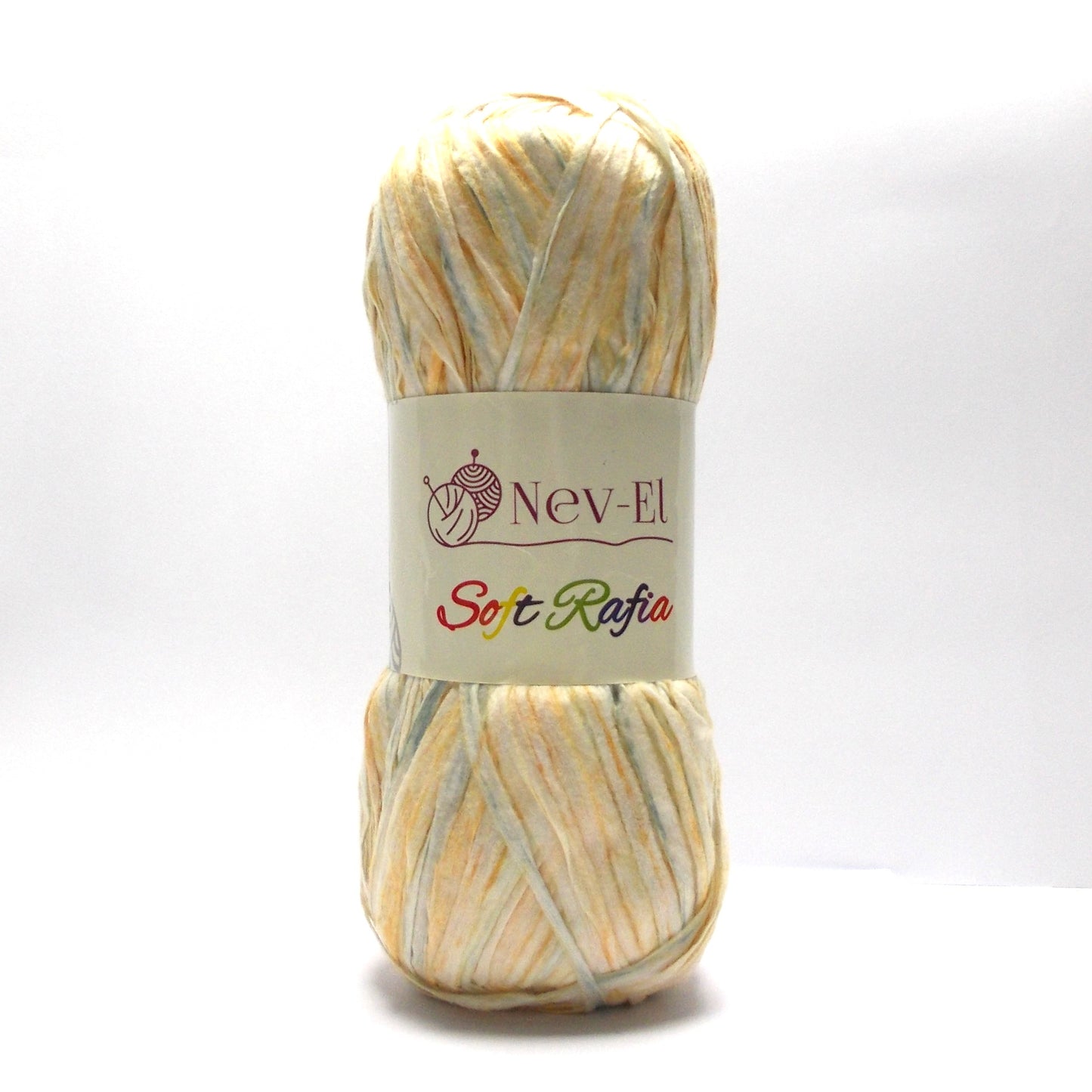 Nevel Soft Raffia Yarn – Washable Paper Look Yarn for Crochet Bags, Hats, Accessories – Lightweight Fiber for Summer Projects