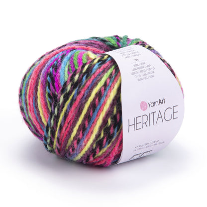 YarnArt Heritage Yarn – Soft Acrylic Wool Blend, Worsted Weight, 100g Skein, Cozy Knitting Yarn for Sweaters, Scarves & Crochet Projects
