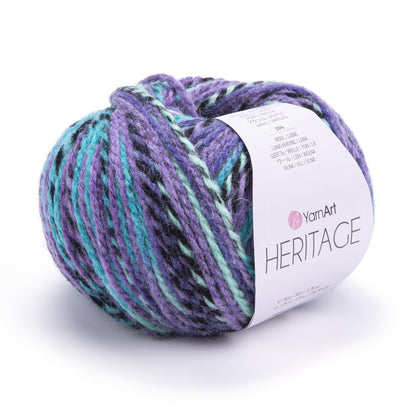 YarnArt Heritage Yarn – Soft Acrylic Wool Blend, Worsted Weight, 100g Skein, Cozy Knitting Yarn for Sweaters, Scarves & Crochet Projects